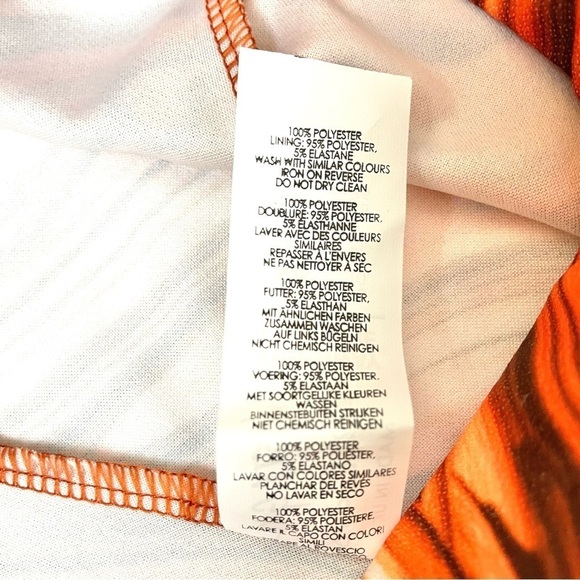 NWT Nasty Gal Recycled Marble Print Flare Pants Sz6 - Picture 11 of 15